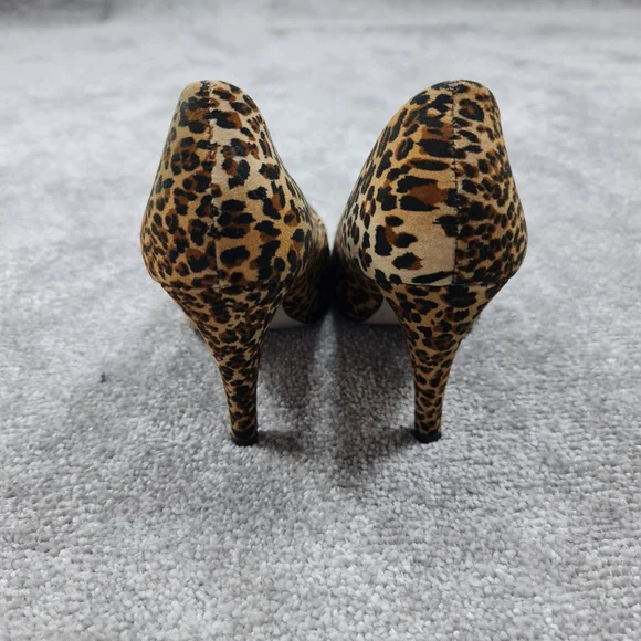 Barratts Brown Mix Animal Print Stiletto Heels Court Shoes UK 7 - Picture 7 of 8